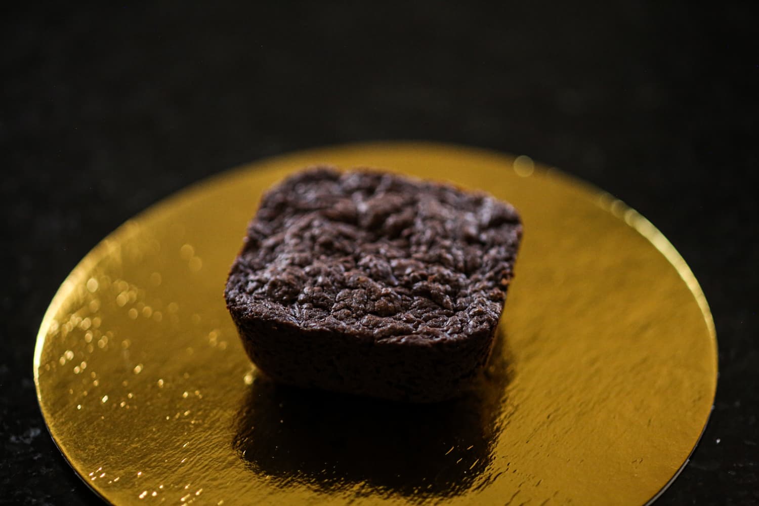 A perfectly rich and moist chocolate based brownie with chocolate chunks inside.