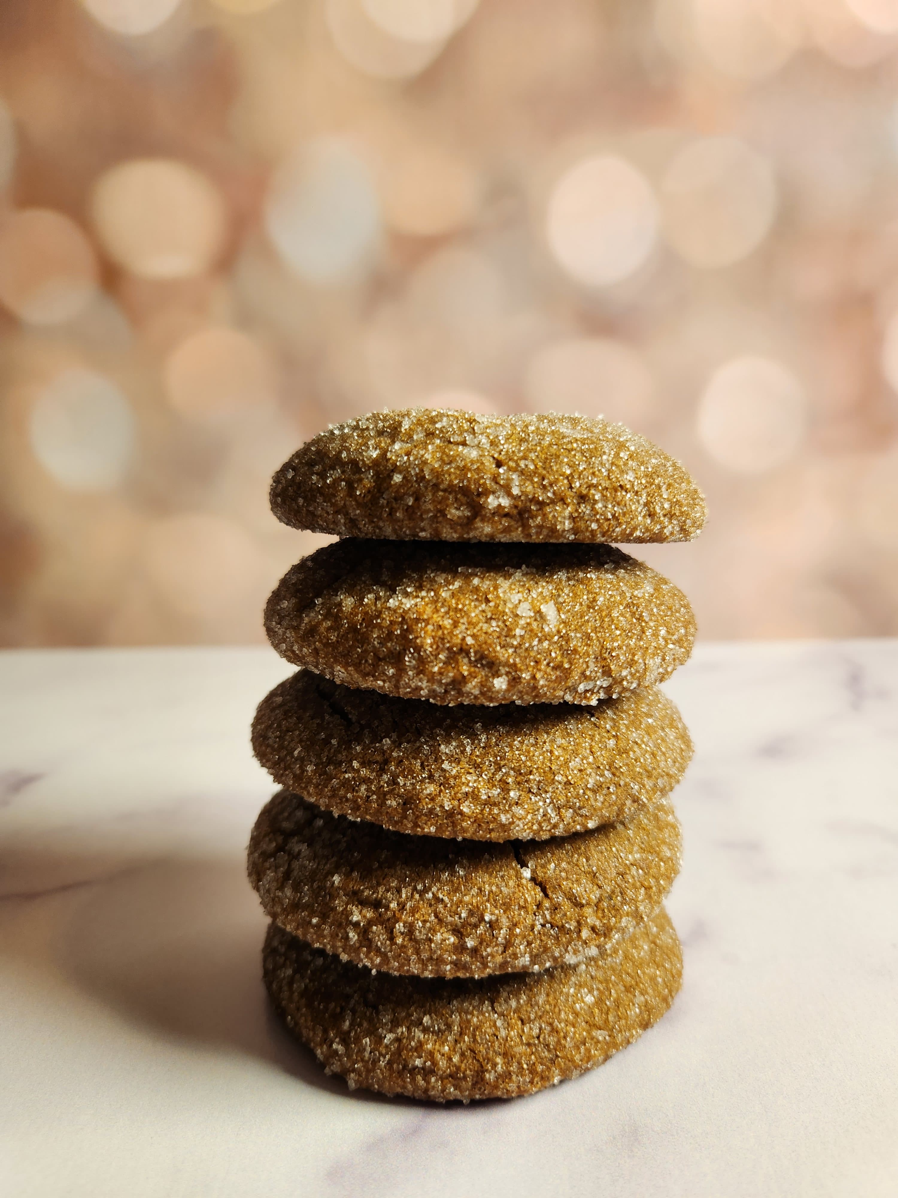 Molasses Cookie stack